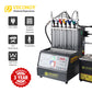 Intelligent Car GDI Fuel Injector Cleaner & Tester Cleaning Machine Ultrasonic Cleaner 6-Cylinders 110V 220V