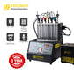 Intelligent Car Fuel Injector Cleaner & Tester Cleaning Machine Injector Ultrasonic Cleaner 6-Cylinders 110V 220V